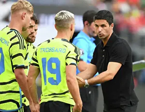 Arsenal V Manchester United - Pre Season 2023-24 Prints: Arsenal vs Manchester United: Mikel Arteta's Pre-Season Training at MetLife Stadium (2023-24)