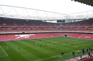 Arsenal V Manchester United 2019-20 Prints: Arsenal vs Manchester United: Premier League Training, Emirates Stadium (January 2020)