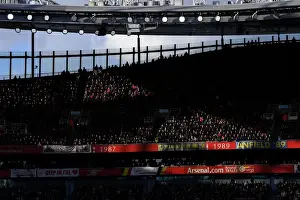 Arsenal V Manchester United 2018-19 Prints: Arsenal vs Manchester United: A Sea of Passionate Fans at Emirates Stadium