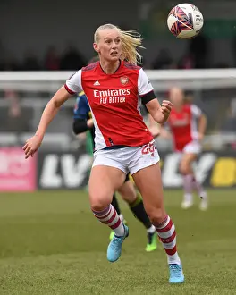 Arsenal Women V Manchester United Women 2021-22 Prints: Arsenal vs Manchester United: Stina Blackstenius Faces Off in FA WSL 2021-22 Showdown