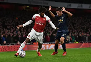 Arsenal V Manchester United FA Cup 2018-19 Prints: Arsenal vs Manchester United: Tense FA Cup Clash - Iwobi vs Herrera