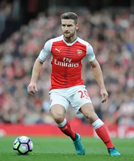 Arsenal vs Middlesbrough: Mustafi in Action at the Emirates Stadium (2016-17)