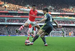 Arsenal V Middlesbrough - FA Cup 2014-15 Prints: Arsenal vs Middlesbrough: Sanchez vs Friend - FA Cup Fifth Round Clash