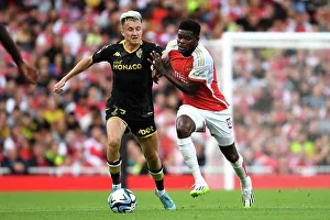 Arsenal vs AS Monaco: Battle for Possession in the Emirates Cup, 2023-24