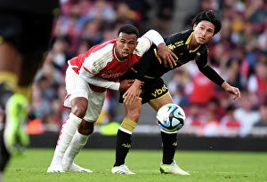 Arsenal v AS Monaco 2023-24 Collection: Arsenal vs AS Monaco: A Battle for Supremacy in the Emirates Cup