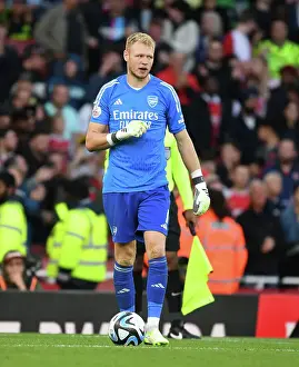 Arsenal V AS Monaco 2023-24 Prints: Arsenal vs AS Monaco: Emirates Cup Clash - Aaron Ramsdale in Action (2023-24)