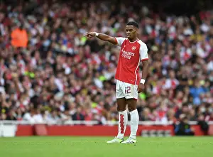 Arsenal vs AS Monaco: Jurrien Timber in Action at the Emirates Cup 2023-24