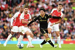 Arsenal V AS Monaco 2023-24 Prints: Arsenal vs AS Monaco: Tight Battle at Emirates Cup, 2023-24