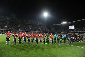 Montpellier V Arsenal 2012-13 Prints: Arsenal vs Montpellier: UEFA Champions League Showdown (2012-13)
