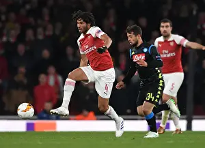 Arsenal V SSC Napoli 2018-19 Prints: Arsenal vs. Napoli: Elneny vs. Younes - Europa League Quarterfinal Showdown