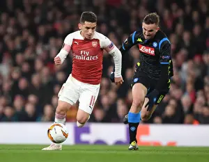 Arsenal vs. Napoli: Lucas Torreira Breaks Past Fabian Ruiz in Europa League Quarterfinal Clash
