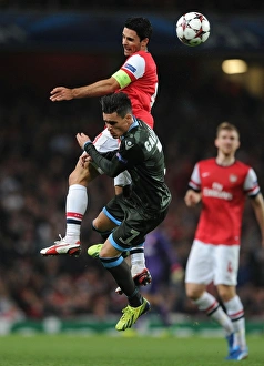 Arsenal vs. Napoli: Mikel Arteta vs. Jose Callejon Clash in 2013-14 Champions League