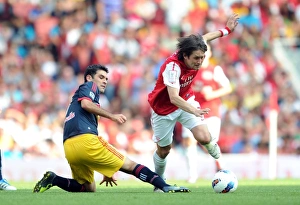 Arsenal V New York Red Bulls 2011-12 Prints: Arsenal vs. New York Red Bulls: Rosicky vs. Marquez - 1:1 Stalemate at Emirades Cup, 2011