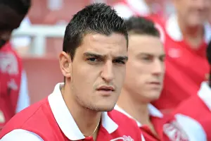 Arsenal V New York Red Bulls 2011-12 Prints: Arsenal vs New York Red Bulls: Vito Mannone in Action at the Emirates Cup, 2011