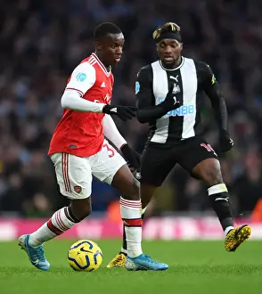 Arsenal V Newcastle United 2019-20 Prints: Arsenal vs Newcastle: Pepe and Saint-Maximin Clash in Premier League Showdown