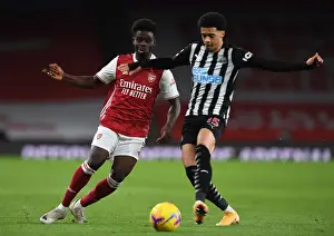 Arsenal vs Newcastle United: Bukayo Saka Fouled in Empty Emirates Stadium, Premier League Clash (January 18, 2021)