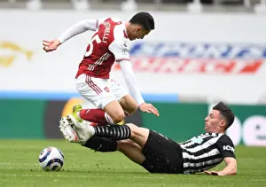 Newcastle United V Arsenal 2020-21 Prints: Arsenal vs. Newcastle United: A COVID-19 Restricted Clash in the Premier League - Martinelli vs