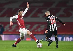 Arsenal vs Newcastle United: Pablo Mari Clashes with Miguel Almiron in FA Cup Third Round