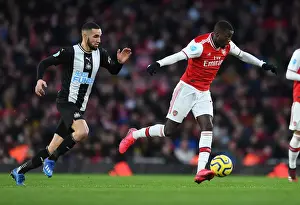 Arsenal V Newcastle United 2019-20 Prints: Arsenal vs Newcastle United: Pepe vs Bentaleb Clash in Premier League Showdown