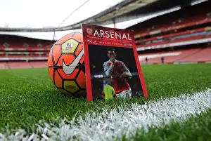 Arsenal V Newcastle United 2015-16 Prints: Arsenal vs Newcastle United: Premier League Match Programme (2015-16) - Arsenal Programme