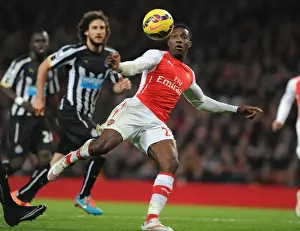 Arsenal V Newcastle United 2014/15 Prints: Arsenal vs Newcastle United: Welbeck in Action at the Emirates Stadium (Premier League 2014/15)