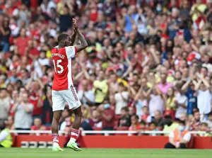 Arsenal vs Norwich City: Ainsley Maitland-Niles in Action at the Emirates Stadium (2021-22)