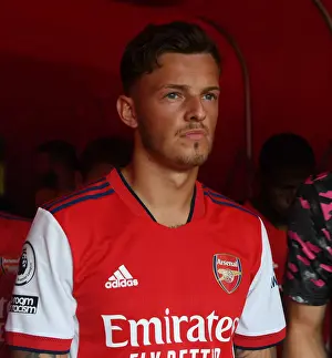 Arsenal vs Norwich City: Ben White in Action at the Emirates Stadium, Premier League 2021-22