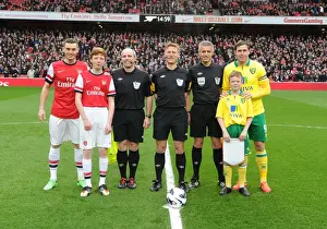 Arsenal V Norwich City 2012-13 Prints: Arsenal vs Norwich City: Premier League Showdown at Emirates Stadium (2012-13)