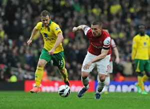 Arsenal V Norwich City 2012-13 Prints: Arsenal vs Norwich City: Premier League Showdown at Emirates Stadium, London (April 2013)