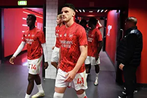 Arsenal vs Nottingham Forest: Declan Rice Warming Up Ahead of 2023-24 Premier League Clash at Emirates Stadium