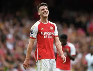 Arsenal vs. Nottingham Forest: Declan Rice's Reaction - Premier League 2023-24