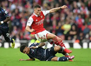 Arsenal vs. Nottingham Forest: Granit Xhaka Fouled by Gibbs-White in 2022-23 Premier League Clash