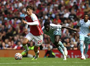 Arsenal vs. Nottingham Forest: Kai Havertz in Action - Premier League 2023-24