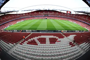 Arsenal V Olympiacos 2011-12 Prints: Arsenal vs Olympiacos: Battle at Emirates Stadium - 2011-12 UEFA Champions League