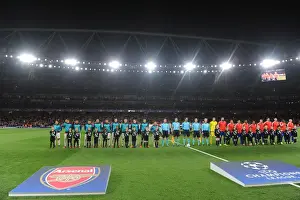 Arsenal V Olympiacos 2015/16 Prints: Arsenal vs. Olympiacos: Champions League Clash at Emirates Stadium