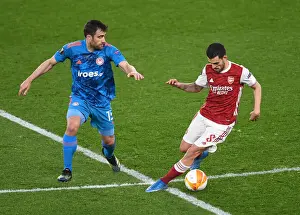 Arsenal vs Olympiacos: Dani Ceballos Clash in Empty Emirates Stadium - UEFA Europa League 2021