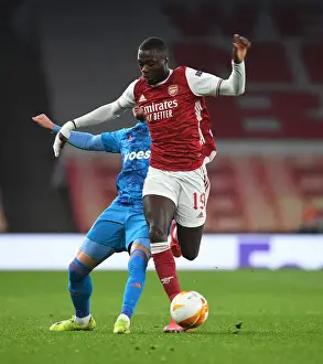 Arsenal V Olympiacos 2020-21 Prints: Arsenal vs Olympiacos: Emirates Stadium Showdown in Europa League Round of 16 (Behind Closed Doors)