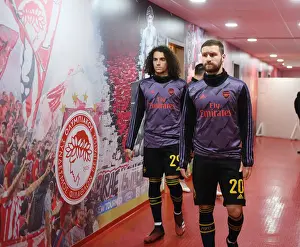 Arsenal vs. Olympiacos: Europa League Showdown - Arsenal Player in Action (2020)