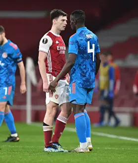 Arsenal vs Olympiacos: Tierney Clashes in Empty Europa League Match, London, 2021
