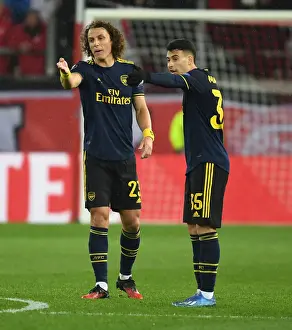 Arsenal vs. Olympiacos: UEFA Europa League Round of 32, First Leg (2020) - Arsenal Player in Action at Karaiskakis Stadium