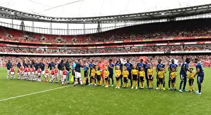 Arsenal vs. Olympique Lyonnais: The Emirates Cup Showdown - Teams Take the Field, 2019