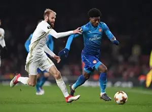 Arsenal V Östersunds FK 2017-18 Prints: Arsenal vs. Östersunds FK: Ainsley Maitland-Niles vs