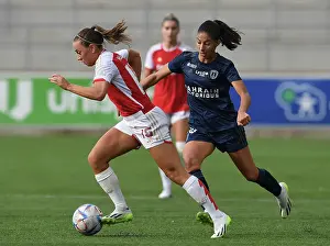 Arsenal Women V Paris FC 2023-24 Prints: Arsenal vs Paris FC: McCabe vs Mateo - UEFA Champions League Showdown in Sweden