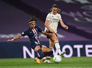 Arsenal Women V Paris Saint-Germain 2020 Prints: Arsenal vs. Paris Saint-Germain: A Battle in the UEFA Women's Champions League Quarterfinals