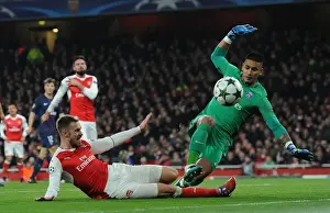 Arsenal V Paris Saint-Germain 2016-17 Prints: Arsenal vs. Paris Saint-Germain: A Champions League Showdown at Emirates Stadium