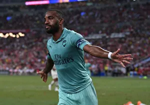Arsenal V PSG Pre Season Friendly 2018-19 Prints: Arsenal vs. Paris Saint-Germain: International Champions Cup Clash in Singapore (2018)