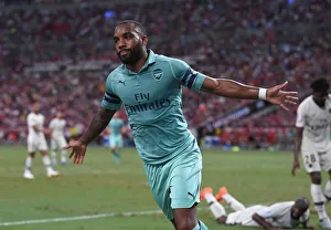 Arsenal V PSG Pre Season Friendly 2018-19 Prints: Arsenal vs. Paris Saint-Germain: International Champions Cup Clash in Singapore (2018)
