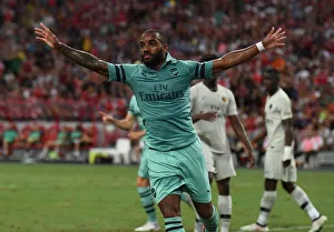 Arsenal V PSG Pre Season Friendly 2018-19 Prints: Arsenal vs. Paris Saint-Germain: International Champions Cup Clash in Singapore (2018)
