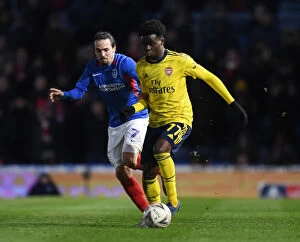 Portsmouth v Arsenal FA Cup 5th Rd 2020 Collection: Arsenal vs. Portsmouth: FA Cup Fifth Round Clash at Fratton Park, March 2020