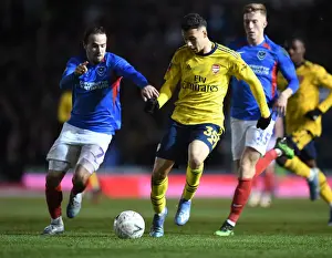 Portsmouth V Arsenal FA Cup 5th Rd 2020 Prints: Arsenal vs. Portsmouth: FA Cup Fifth Round Clash at Fratton Park, March 2020